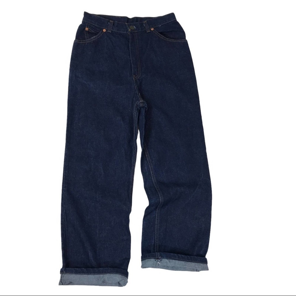 Vintage Orange Tab Women’s Dark Wash Levi’s Straight Leg